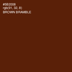 #5B2008 - Brown Bramble Color Image
